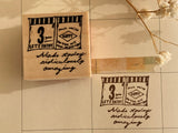 Nonnlala Original Rubber Stamp - 3 Happy