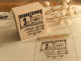 Nonnlala Original Rubber Stamp - 3 Happy