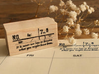 Nonnlala Original Rubber Stamp - No. 7 (collage)