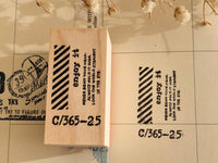 Nonnlala Original Rubber Stamp - Enjoy (collage)