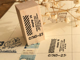 Nonnlala Original Rubber Stamp - Enjoy (collage)