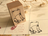Nonnlala Original Rubber Stamp - Polar Bear's Buttocks