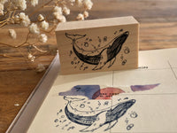 Nonnlala Original Rubber Stamp - Whale