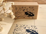 Nonnlala Original Rubber Stamp - Polar Bear & Panda