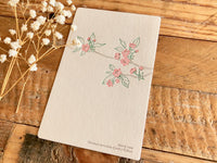 High Quality Botanical Garden Letterpress Postcard - Cherry Tree