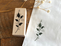 Nonnlala Original Rubber Stamp - Botanical Leaves