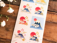 Sheet of Sticker - Tradtional Japanese Mountain Fuji