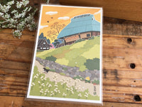 Michikusa Postcard - Old House