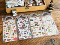 Shopping Street Series Sheet of Stickers / Bar