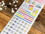 PLUS+STUDY Sticky Index Tabs / One Point Sticker / Sticky Notes - Shibanban Study Plans