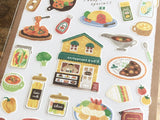Shopping Street Series Sheet of Stickers / Restaurant