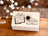 Nonnlala Original Rubber Stamp - Cafe Time