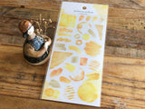 Suisai Watercolor Sheet of Stickers / Mimosa Yellow