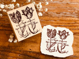 Botanical Wooden Stamp / Tulip