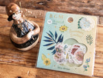 Japanese Washi Masking Stickers / Seal bits - Summer Flowers