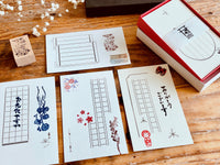 High Quality LetterPress Message Card Sets, 60 cards per box