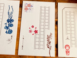 High Quality LetterPress Message Card Sets, 60 cards per box
