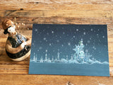 Fantasy Street Zakka Store Postcard / Crystal Snow Temple