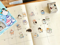 Japanese Washi Masking Stickers / Seal bits - Penguins & Polar Bear