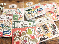Furukawa Mino Paper Sticker - Cat