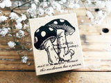 Botanical Wooden Stamp - Mushroom