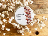 Japanese Die-Cut Washi Masking Tape / Bricks