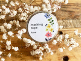 Japanese Die-Cut Washi Masking Tape / Flowers