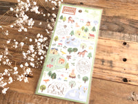Forest Sheet of Stickers -  Spring