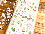 Forest Sheet of Stickers -  Spring