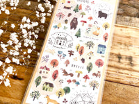 Forest Sheet of Stickers -  Autumn
