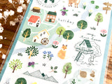 Forest Sheet of Stickers -  Summer