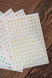 Lin Chia Ning Pring-on sticker Set / Dots