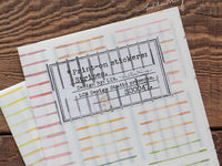 Lin Chia Ning / Pring-on sticker Set - Stripes