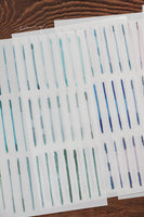 Lin Chia Ning / Pring-on sticker Set - Stripes