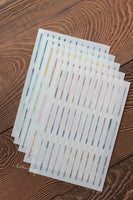 Lin Chia Ning / Pring-on sticker Set - Stripes