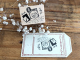 Nonnlala Original Rubber Stamp - Cinnamon Roll