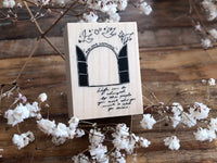Nonnlala Original Rubber Stamp - Open Window