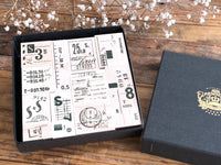 Limited Edition Papier Platz x Sunny Sunday Wooden Stamp Set