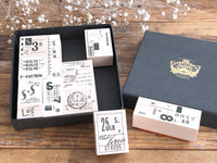 Limited Edition Papier Platz x Sunny Sunday Wooden Stamp Set