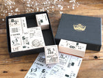 Limited Edition Papier Platz x Sunny Sunday Wooden Stamp Set