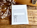 YOHAKU Collage Craft / Writing Paper / Notepad - Receipt