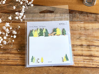 Die-Cut Sticky Note - Forest