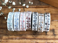Oeda Original Japanese Washi Tape - Bloom Line Red