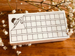 Masco Eri-Japanese Wooden Rubber Stamp - Japanese Manuscript (writing) paper