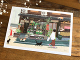 Tabineko Postcard - Summer