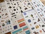 Tamura Miki Masking Sheet of Sticker / Monochrome