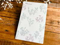 High Quality Botanical Garden Letterpress Postcard - Genge