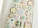 Traditional Japanese Style Sheet of Sticker - Candy Flower