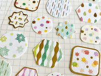 Traditional Japanese Style Sheet of Sticker - Candy Flower