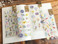 Traditional Japanese Summer Collection sheet of Washi Stickers - Summer in Japan
